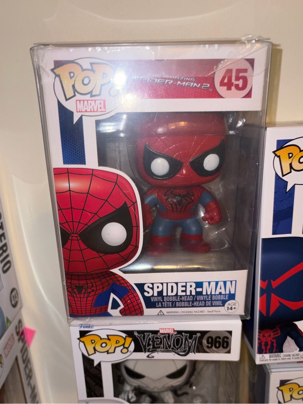 🔥Holy Grail🔥 Vaulted Amazing Spider-Man 2 “Spider-Man” Funko Pop #45